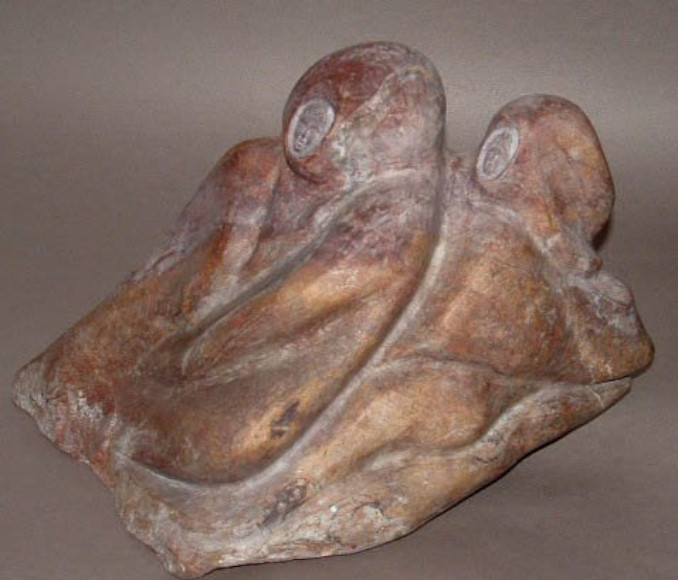 Long cold Journey ... a marble sculpture.